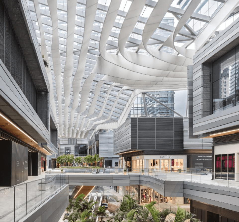 3d rendering of interior mall