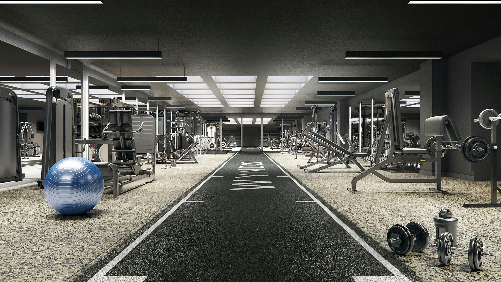 fitness amenities at Wynd Miami